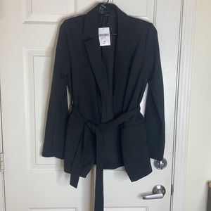 Black Blazer w/ detachable belt